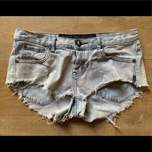 One Teaspoon Jean Shorts